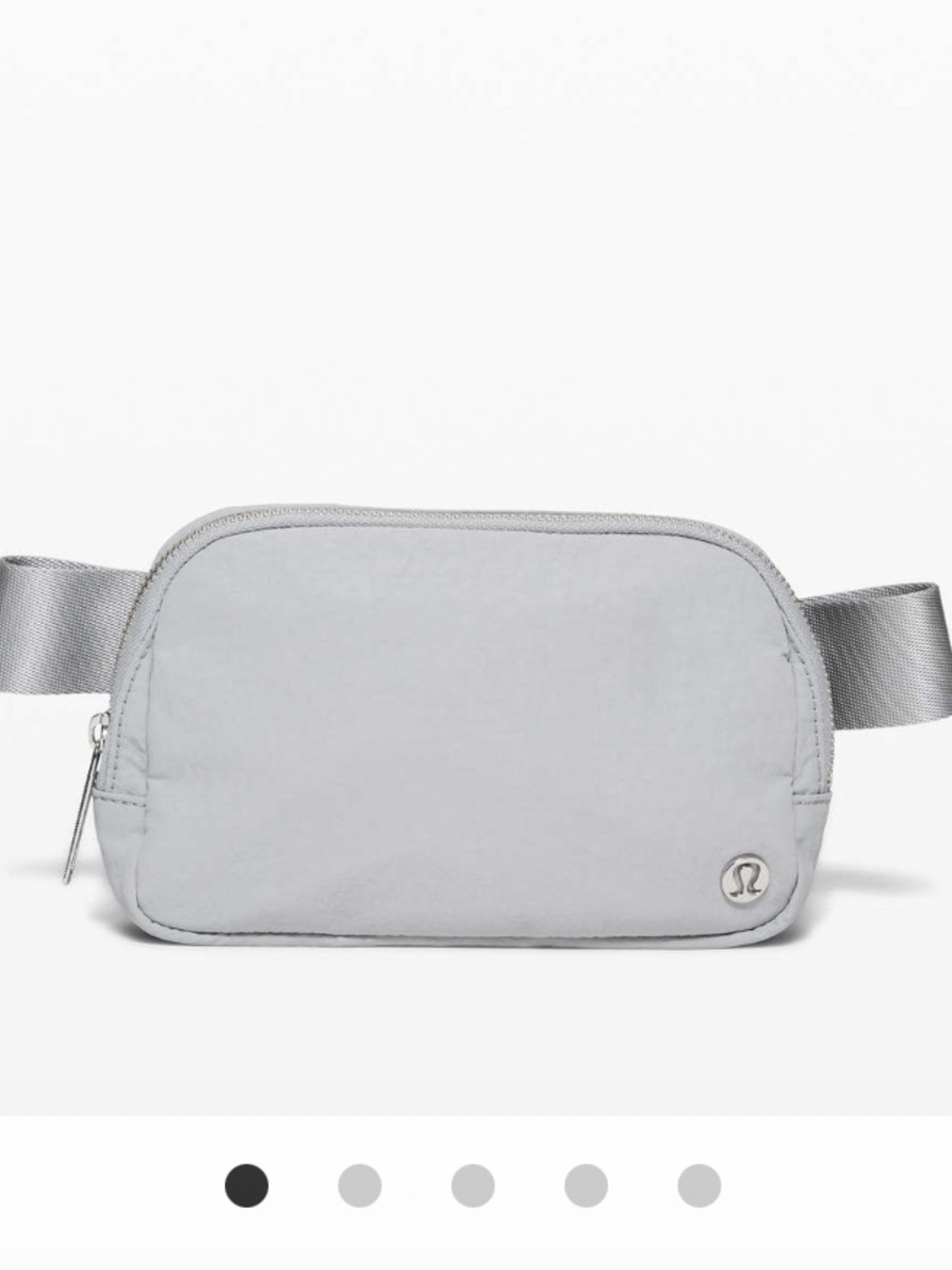 lululemon athletica everywhere belt bag in silver drop